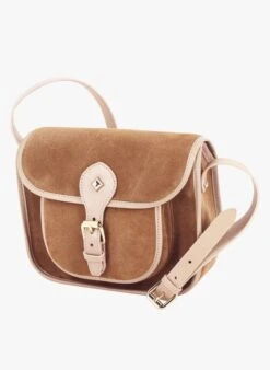 Leder-Umschlagtasche Mit Schnalle In Braun -Soeur 3643821