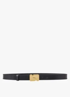 Soeur Gürtel Aus Glacé-Leder In Schwarz