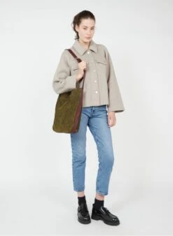 Schultertasche Aus Leder In Mehrfarbig -Soeur 3768705