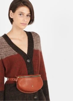 Leder-Hüfttasche In Mehrfarbig -Soeur 3796155