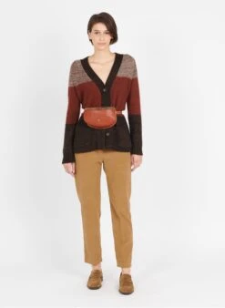 Leder-Hüfttasche In Mehrfarbig -Soeur 3796156