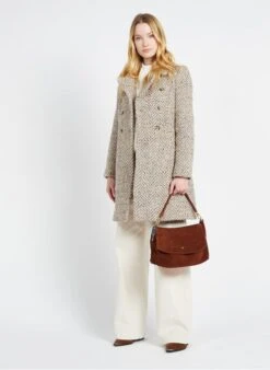 Umschlagtasche Mit Schulterriemen In Mehrfarbig -Soeur 3960719