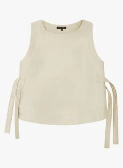 Soeur Rundhals-Top Aus Baumwoll-Canvas In Beige -Soeur 3984841