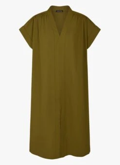 Soeur Midikleid Aus Baumwoll-Popeline In Grun -Soeur 3984867