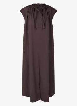 Soeur Maxikleid Aus Baumwoll-Popeline In Grau -Soeur 3984870