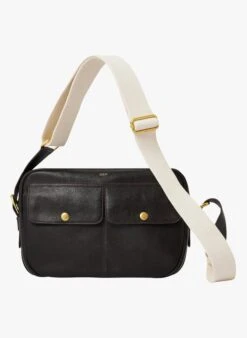 Soeur Umhängetasche Aus Genarbtem Leder In Braun