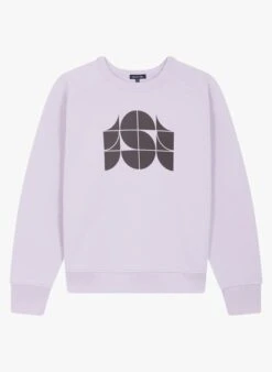 Soeur Rundhals-Sweatshirt Aus Baumwolle In Violett -Soeur 3984902