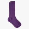 Soeur Chaussettes Mi-hautes En Coton In Violett
