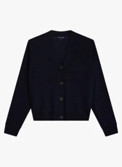 Soeur Geknöpfte Strickjacke Aus Wolle In Blau -Soeur 3984973