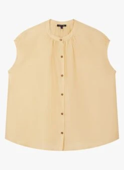 Soeur Weite Seidenbluse In Beige -Soeur 3985020
