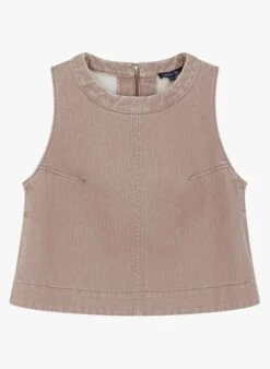Soeur Rundhals-Top Aus Baumwoll-Canvas In Violett -Soeur 3985021