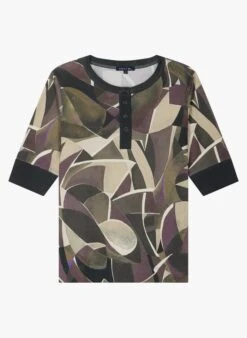 Soeur T-Shirt Aus Baumwolljersey Mit Print In Grau -Soeur 3985043