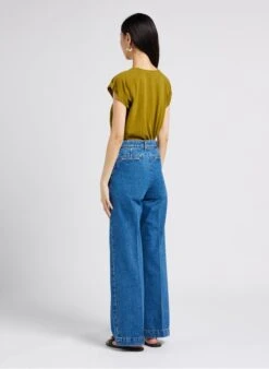 Soeur Bootcut-Jeans Aus Baumwolle In Bleached Jeans -Soeur 4009683