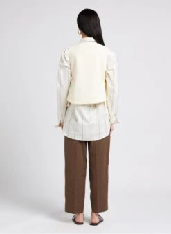 Soeur Rundhals-Top Aus Baumwoll-Canvas In Beige -Soeur 4009700