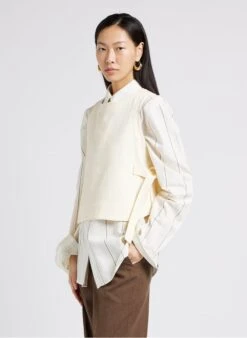 Soeur Rundhals-Top Aus Baumwoll-Canvas In Beige -Soeur 4009704