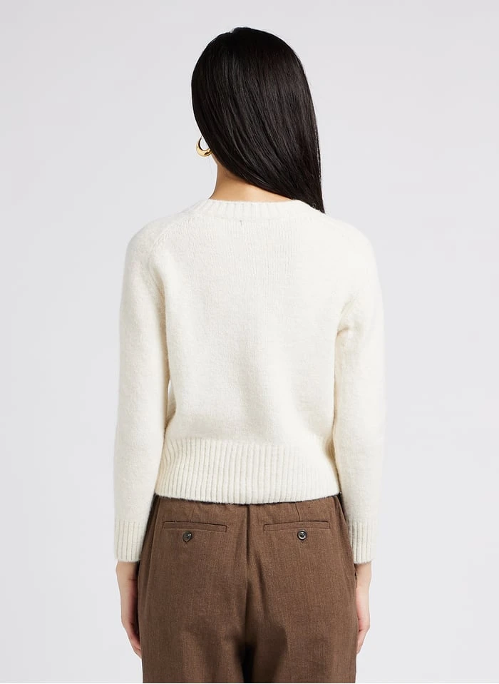 Soeur Kurze Strickjacke Zum Knöpfen In Beige 2 Soeur Kurze Strickjacke Zum Knöpfen In Beige – Bild 2