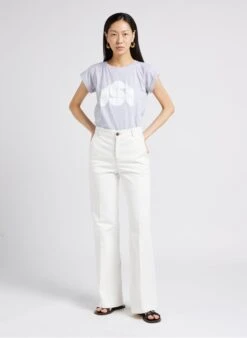 Soeur Rundhals-T-Shirt Aus Baumwolle In Grau -Soeur 4009744