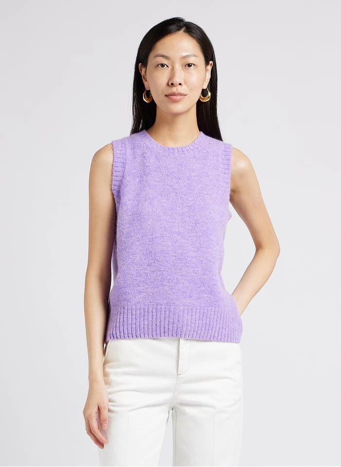 Soeur Strick-Pullunder In Violett 1 Soeur Strick-Pullunder In Violett