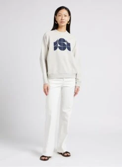 Soeur Oversize-Sweatshirt Aus Baumwolle In Grau -Soeur 4009752