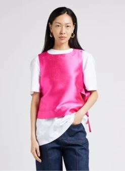 Soeur Ärmelloses Satin-Top In Rosa -Soeur 4009780