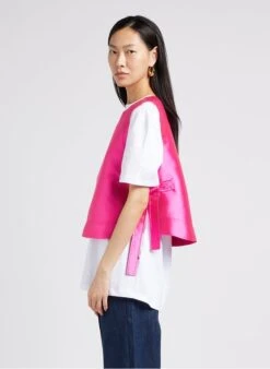 Soeur Ärmelloses Satin-Top In Rosa