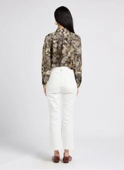 Soeur Bluse Aus Doupionseide Mit Print In Mehrfarbig -Soeur 4009848