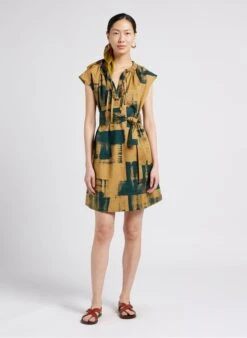 Soeur Kurzkleid Aus Bedruckter Baumwoll-Popeline In Mehrfarbig -Soeur 4009854