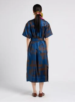 Soeur Midi-Seidenkleid Mit Print In Mehrfarbig -Soeur 4009857