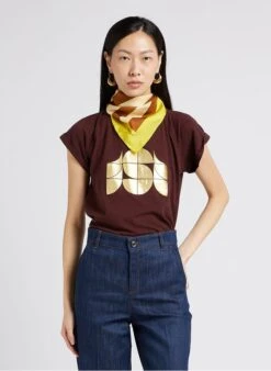 Soeur Rundhals-T-Shirt Aus Baumwoll-Mix Mit Siebdruck