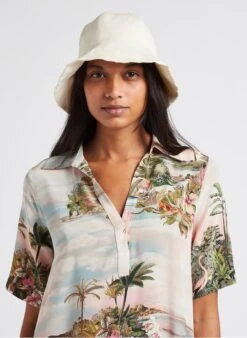 Soeur Hut Aus Baumwolle Und Leinen In Beige