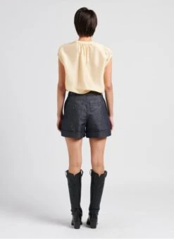 Soeur Weite Seidenbluse In Beige -Soeur 4033234 1