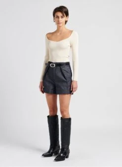 Soeur Weite Shorts Aus Baumwoll-Denim In Jeans Ohne Waschung -Soeur 4033243