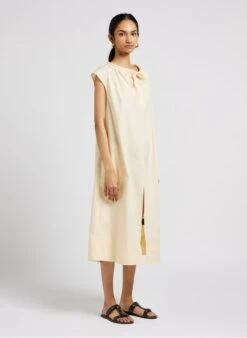 Soeur Maxikleid Aus Baumwoll-Popeline In Beige -Soeur 4043911