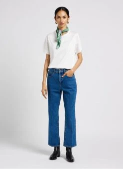 Soeur Flared Jeans Aus Baumwolle In Bleached Jeans -Soeur 4043974