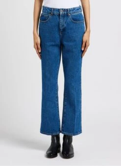 Soeur Flared Jeans Aus Baumwolle In Bleached Jeans