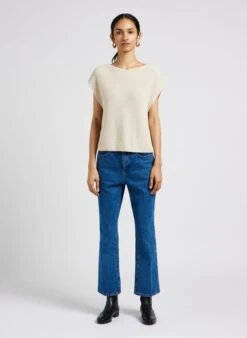 Soeur Flared Jeans Aus Baumwolle In Bleached Jeans -Soeur 4043993