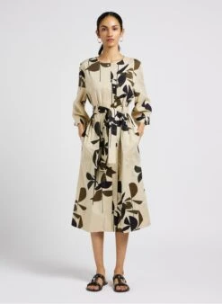 Soeur Maxikleid Aus Baumwoll-Popeline Mit Print In Mehrfarbig -Soeur 4044230