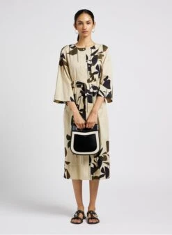 Soeur Maxikleid Aus Baumwoll-Popeline Mit Print In Mehrfarbig