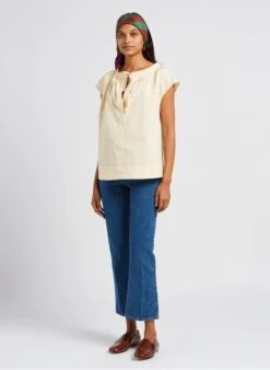 Soeur Top Aus Baumwoll-Popeline In Beige -Soeur 4047361