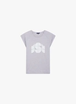 Soeur Rundhals-T-Shirt Aus Baumwolle In Grau -Soeur 4063638