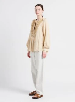 Soeur Flache Veloursleder-Sandalen In Weiß 20 Soeur Flache Veloursleder-Sandalen In Weiß -Soeur 4085328