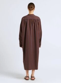 Soeur Gestreiftes Maxikleid Aus Baumwoll-Popeline In Mehrfarbig -Soeur 4092362