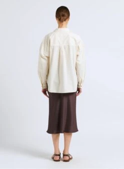 Soeur Weich Fallender Midirock Aus Satin In Grau 13 Soeur Weich Fallender Midirock Aus Satin In Grau -Soeur 4092371