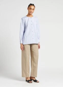 Soeur Gestreifte Bluse Aus Baumwoll-Popeline In Gestreift -Soeur 4098713