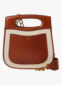 Soeur Umhängetasche Im Material-Mix In Mehrfarbig