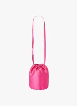 Soeur Kleine Satin-Beuteltasche In Rosa