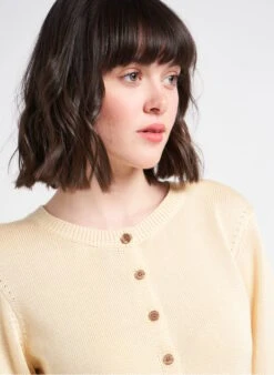 Soeur Cardigan Aus Baumwolle Mit Rundhalskragen In Beige -Soeur 4128467