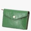 Kartenetui Aus Leder In Grun