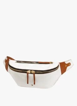 Lackleder-Hüfttasche In Weiß -Soeur 4132300