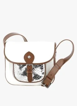 Umhängetasche Aus Leder In Mehrfarbig